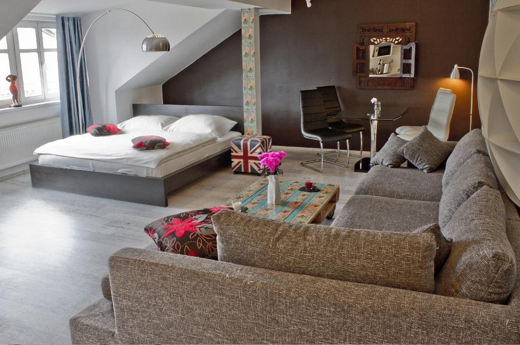 Royal Court Legerova Hotell Praha Rom bilde